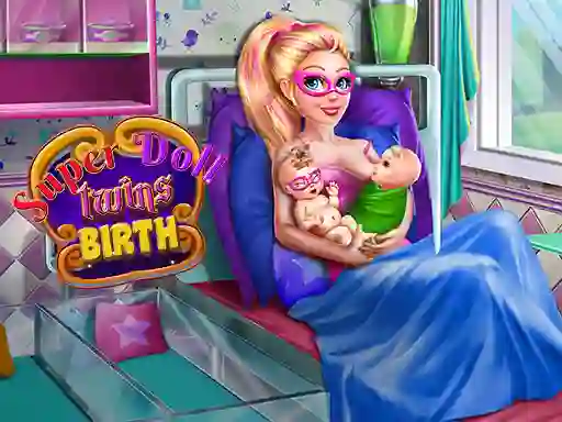 Jwèt Super Doll Twins Birth sou entènèt