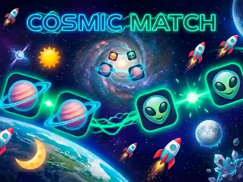 Jwèt Cosmic Match sou entènèt
