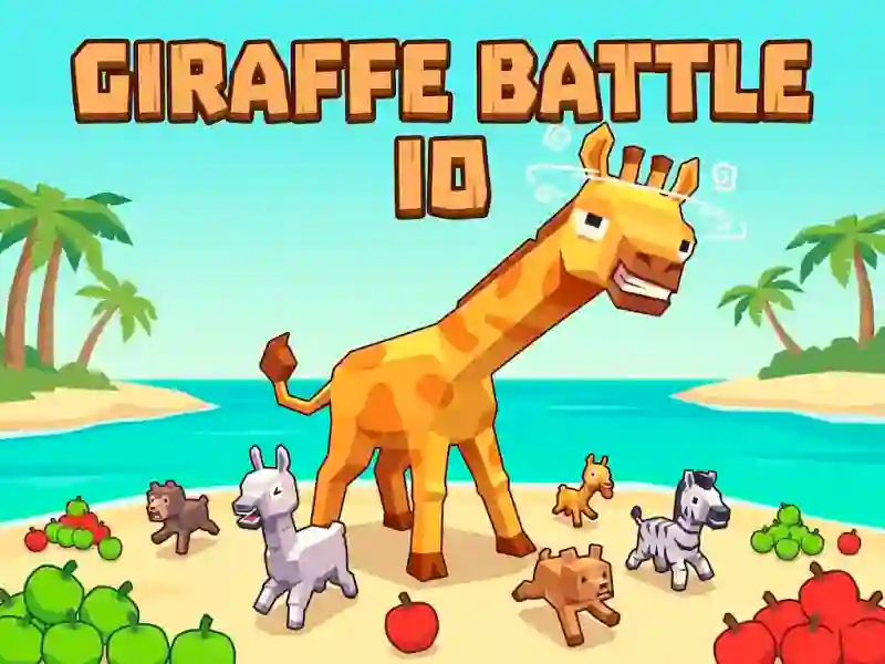 Jwèt Giraffe Battle Io sou entènèt