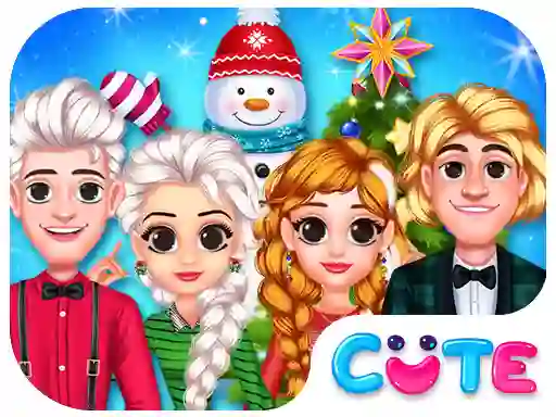 Jwèt Frozen Princess Christmas Celebration sou entènèt