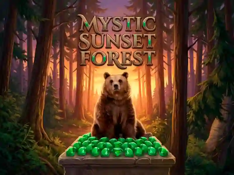 Jwèt Mystic sunset forest sou entènèt