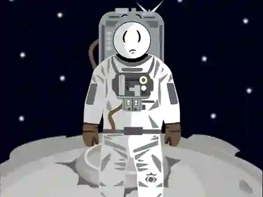 Jwèt Stickman in Space sou entènèt