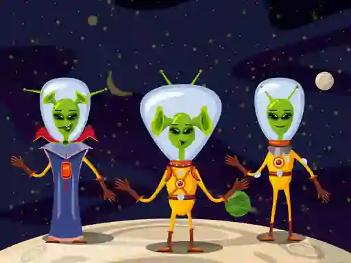 Jwèt Aliens In Space Hidden sou entènèt