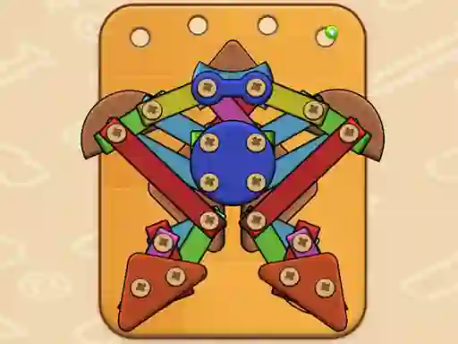 Jwèt Wood & Screw Puzzle sou entènèt