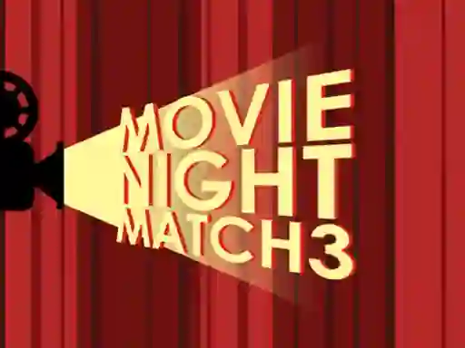 Jwèt Movie Night Match 3 sou entènèt