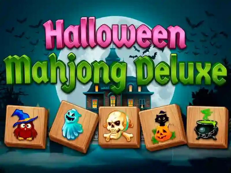 Jwèt Halloween Mahjong Deluxe sou entènèt