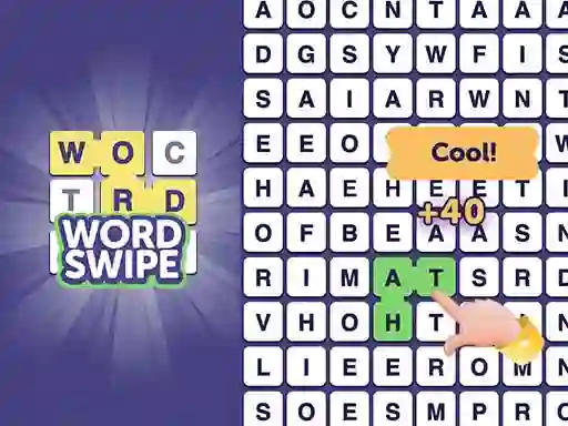 Jwèt Word Swipe sou entènèt