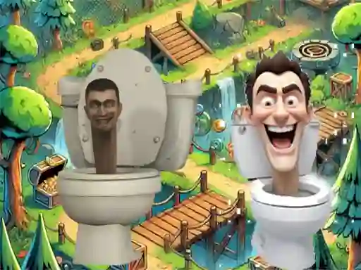 Jwèt Skibidi Toilet Cross The Road sou entènèt