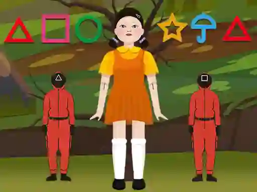 Jwèt Squid Game Hidden Signs sou entènèt