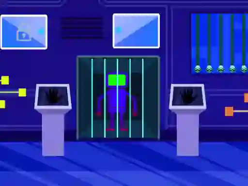 Jwèt Robot Escape sou entènèt