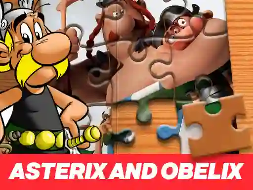 Jwèt Asterix and Obelix Jigsaw Puzzle sou entènèt