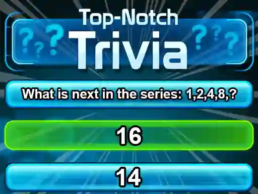 Jwèt Top Notch Trivia sou entènèt