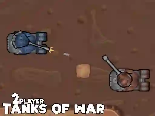 Jwèt 2Player Tanks of War sou entènèt