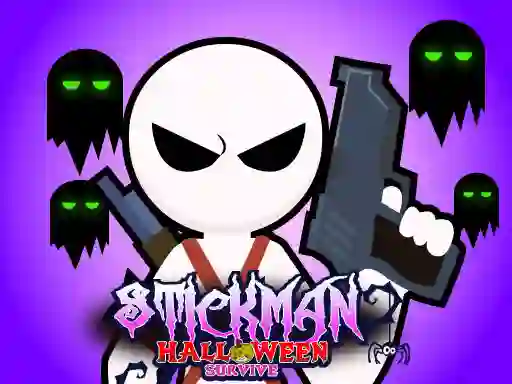Jwèt Stickman Halloween Survive sou entènèt
