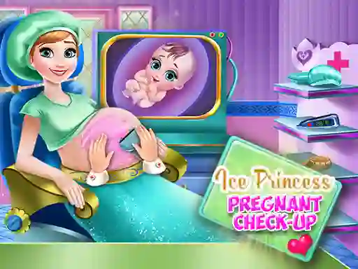 Jwèt Ice Princess Pregnant Check Up sou entènèt