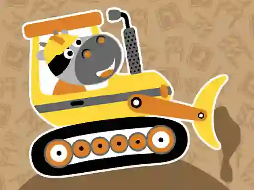 Jwèt Construction Trucks Hidden sou entènèt