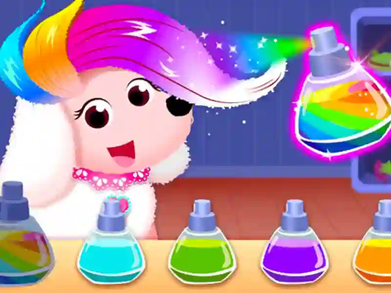 Jwèt Little Panda Pet Salon sou entènèt