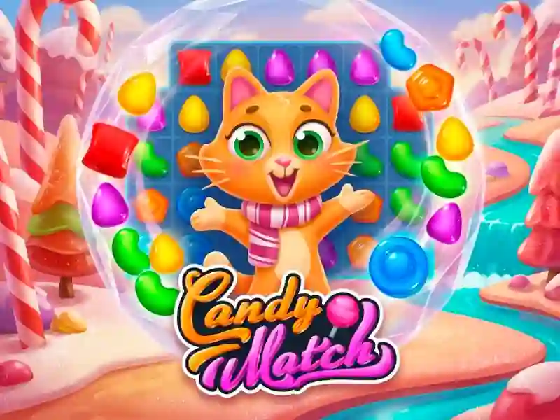 Jwèt Candy Match sou entènèt