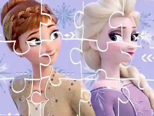 Jwèt Frozen Sister Jigsaw sou entènèt