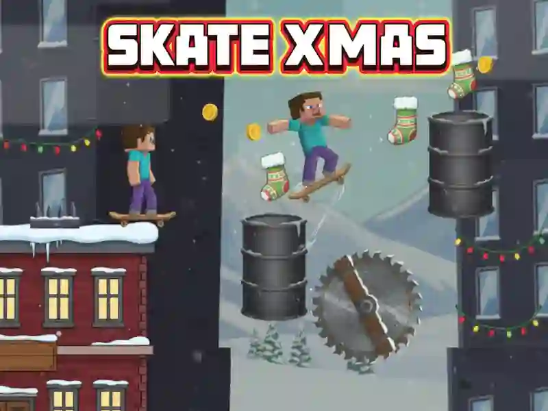 Jwèt Skate Xmas sou entènèt