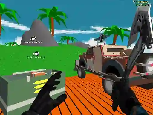 Jwèt Vehicle Wars Multiplayer 2020 sou entènèt