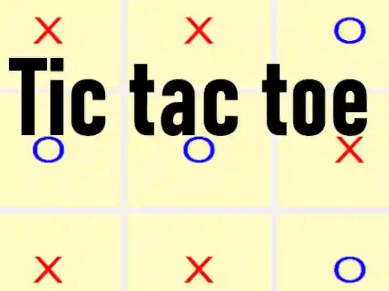 Jwèt Tic tac toe sou entènèt
