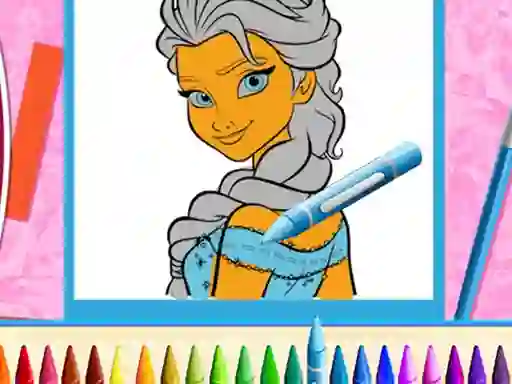 Jwèt The Princess Sisters Coloring sou entènèt
