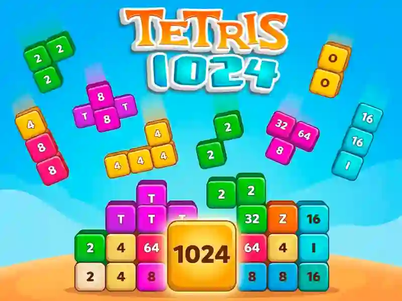 Jwèt Tetris 1024 sou entènèt
