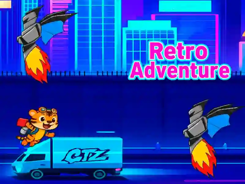 Jwèt Retro Adventure sou entènèt