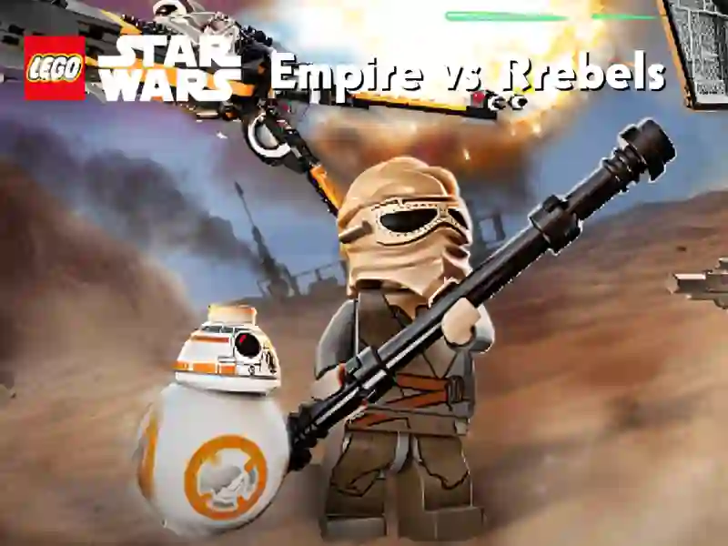 Jwèt Lego Star Wars: Empire vs Rrebels 2018 sou entènèt