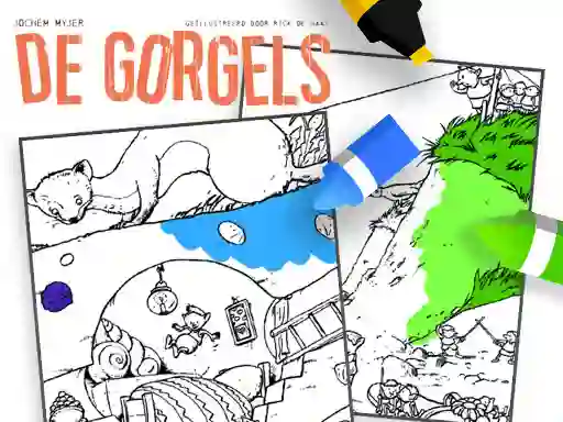 Jwèt Coloring Gorgels sou entènèt