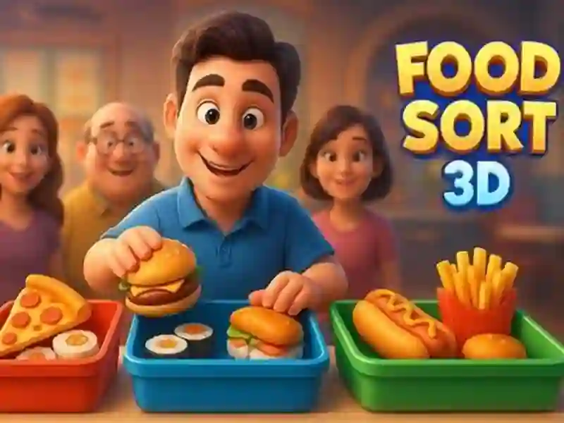 Jwèt Food Sort 3D sou entènèt