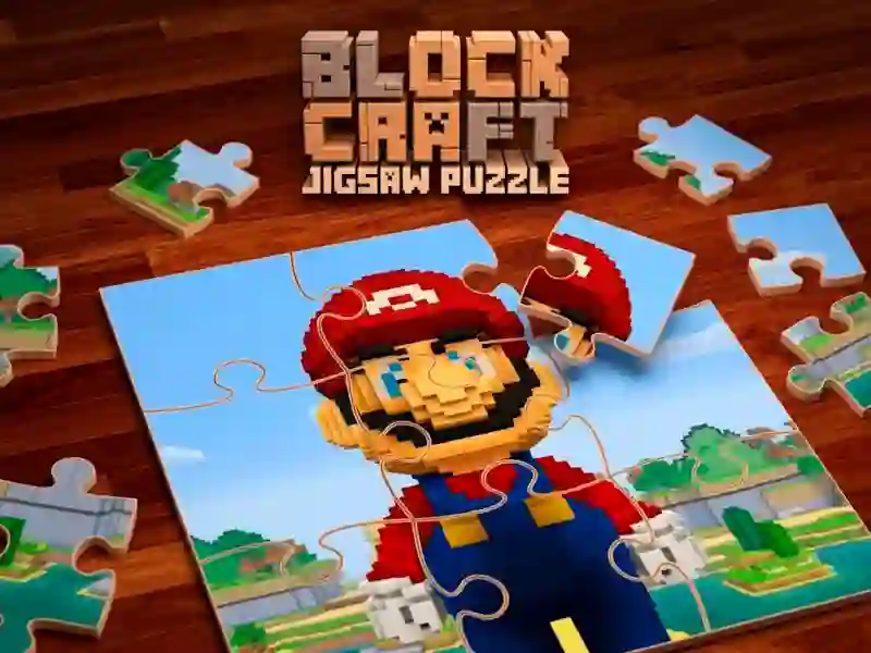 Jwèt Block Craft Jigsaw Puzzle sou entènèt