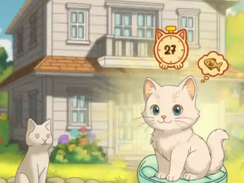 Jwèt Click Kitty Idle sou entènèt