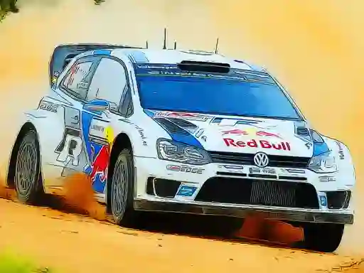 Jwèt Rally Car Driving Jigsaw sou entènèt