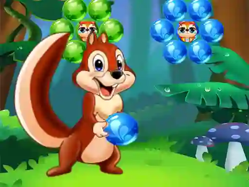 Jwèt Bubbles Shooter Squirrel sou entènèt