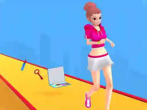 Jwèt Makeover Run sou entènèt