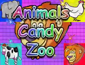 Jwèt Animals Candy Zoo sou entènèt