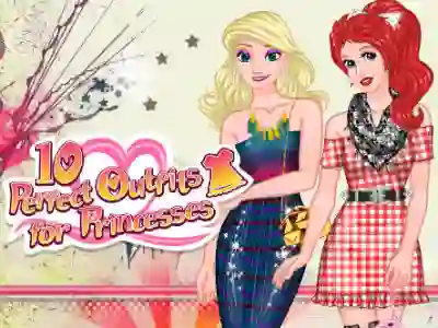 Jwèt 10 Perfect Outfits for Princesses sou entènèt