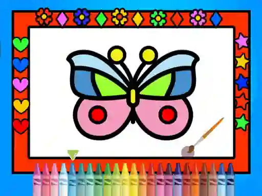 Jwèt Color and Decorate Butterflies sou entènèt
