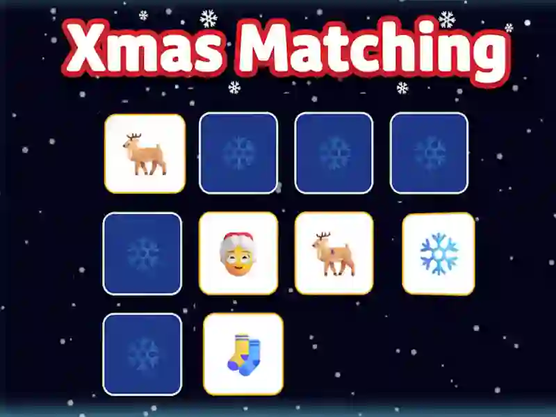 Jwèt Xmas Matching sou entènèt