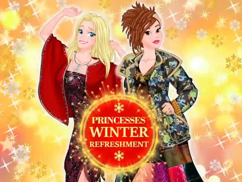Jwèt Princesses winter refreshment sou entènèt