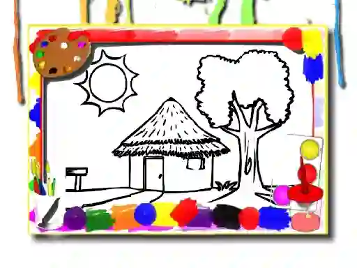 Jwèt Back To School: House Coloring Book sou entènèt
