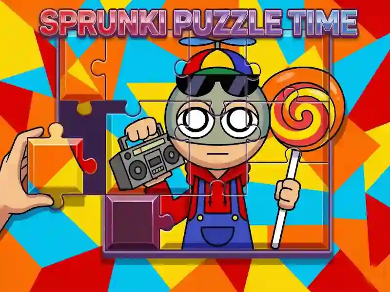 Jwèt Sprunki Puzzle Time sou entènèt