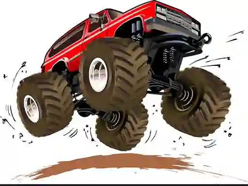 Jwèt Monster Trucks Memory sou entènèt