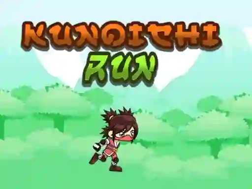 Jwèt Kunoichi Run sou entènèt