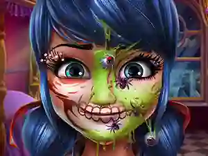 Jwèt Dotted Girl Halloween Makeup sou entènèt