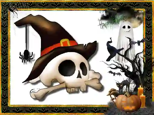 Jwèt Halloween Puzzle Challenge sou entènèt