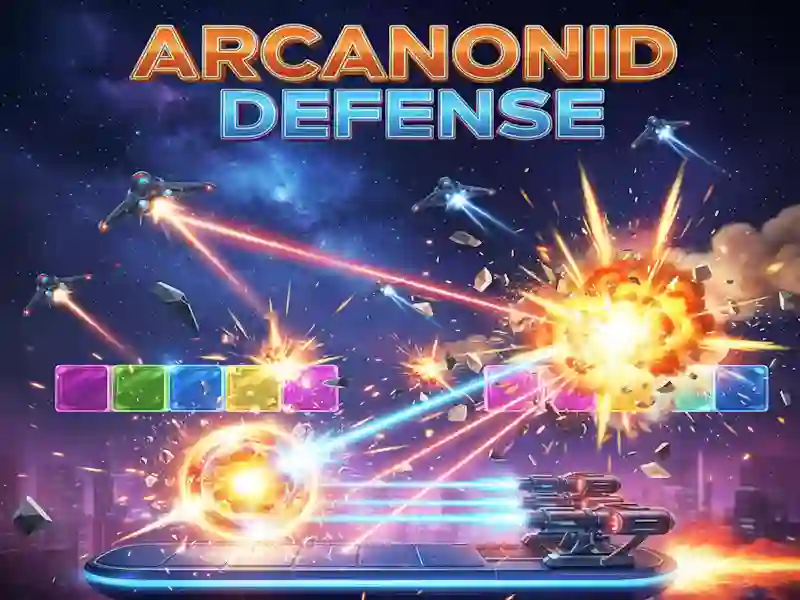 Jwèt Arcanoid Defence sou entènèt