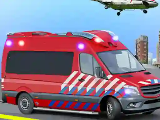 Jwèt City Ambulance Emergency Rescue sou entènèt